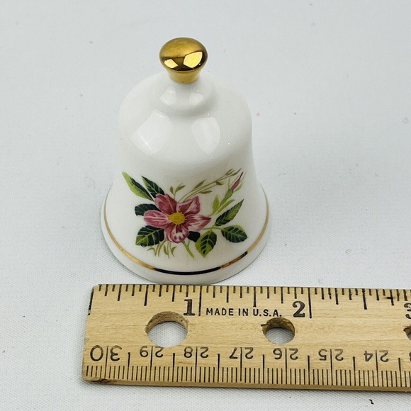 Danbury Mint Iowa Wild Rose Official State Flower Bell‎ Collection - Picture 4 of 5